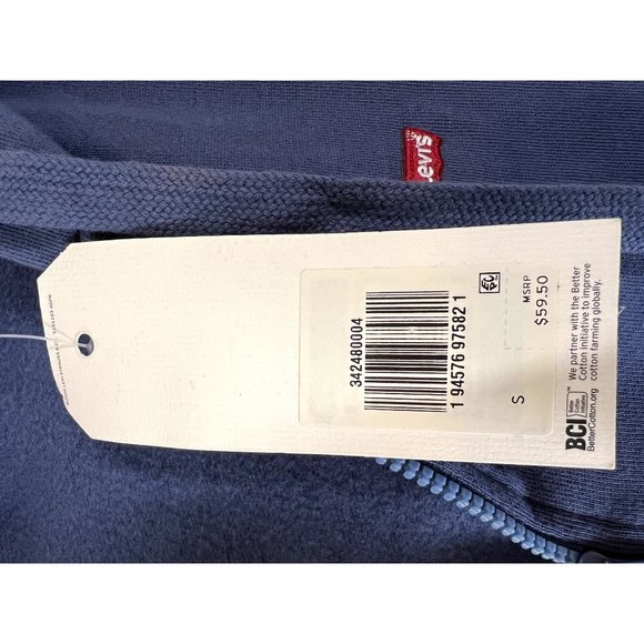 Authentic Levis Zip Up Hoodie - NEW WITH TAG - SIZE S - Picture 5 of 5